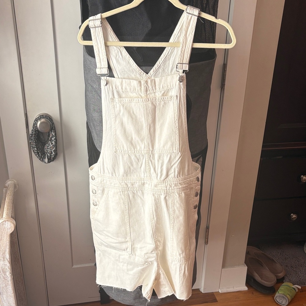 White Madewell Denim Overalls